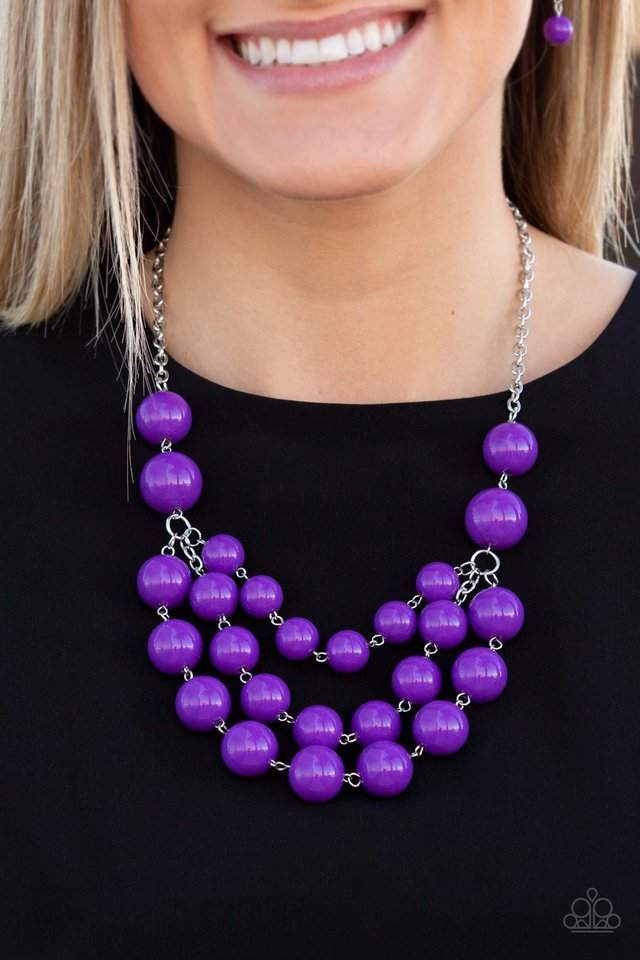 Paparazzi ♥ Miss Pop-YOU-larity - Purple ♥ Necklace