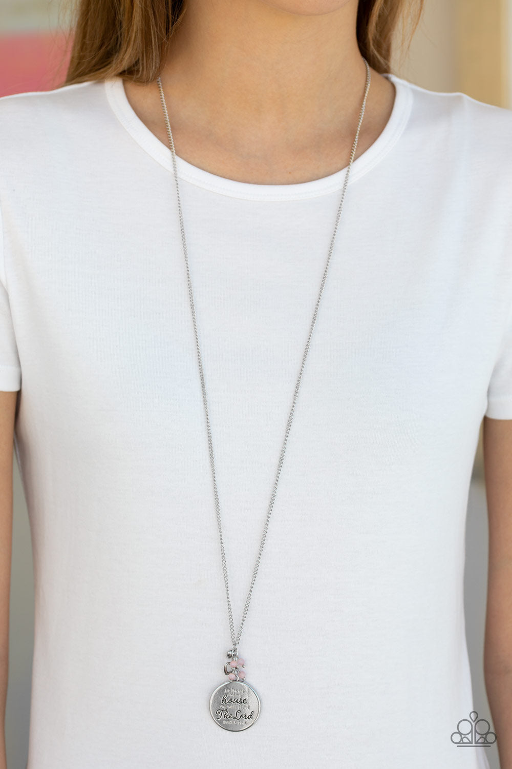 Paparazzi ♥ As for Me - Pink ♥  Necklace