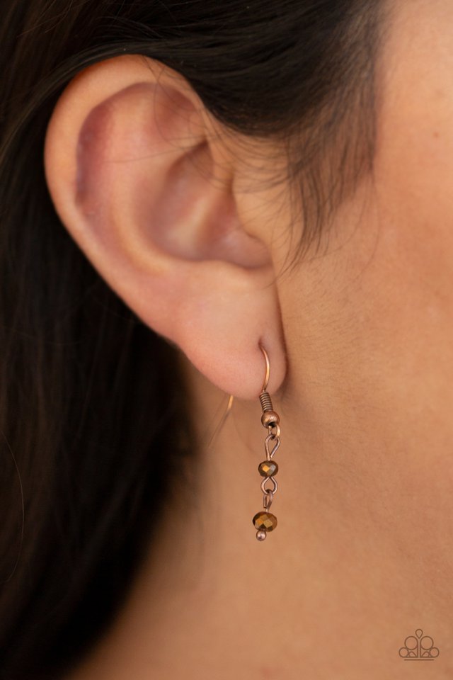 Paparazzi ♥ Sporadic Sparkle - Copper ♥ Necklace