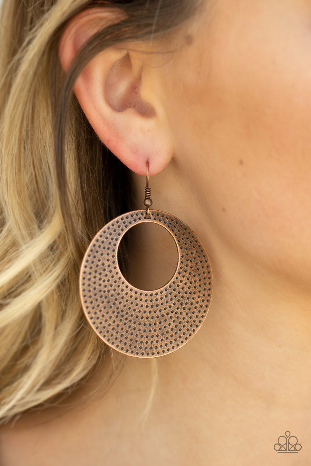 Paparazzi ♥ Dotted Delicacy - Copper ♥  Earrings