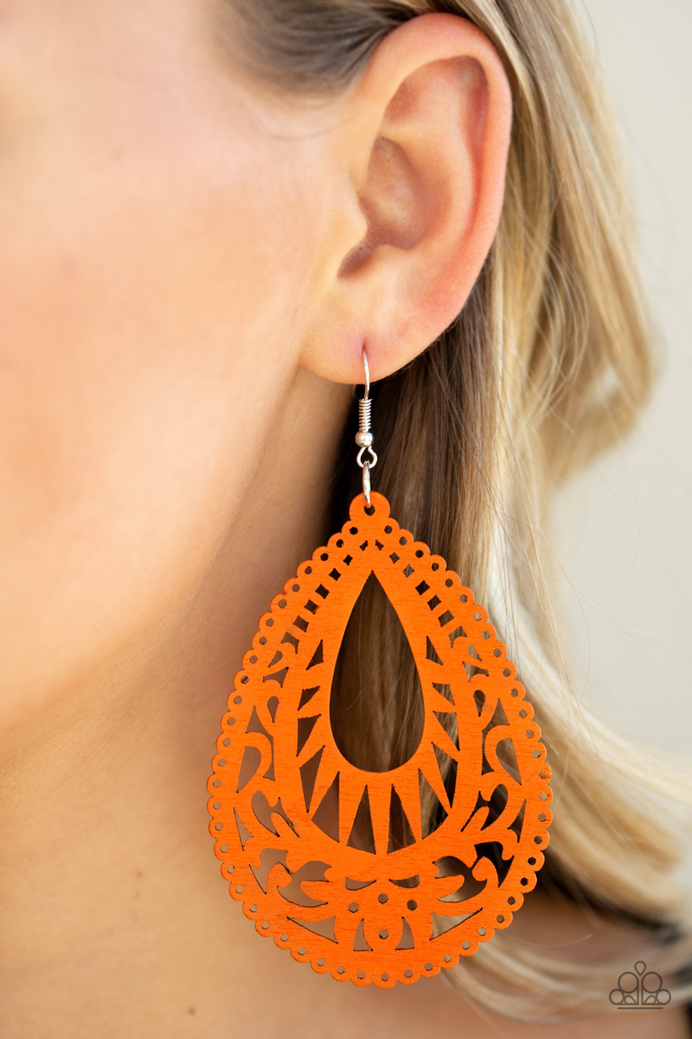 Paparazzi ♥ Zesty Zen - Orange ♥  Earrings