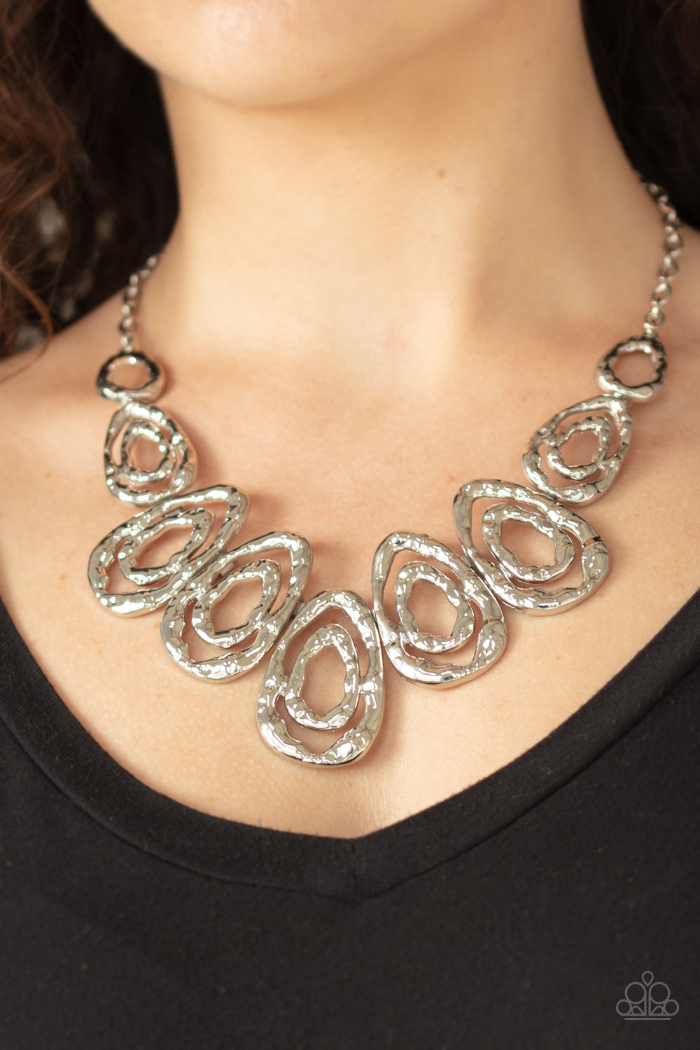 Paparazzi ♥ Terra Couture - Silver ♥  Necklace