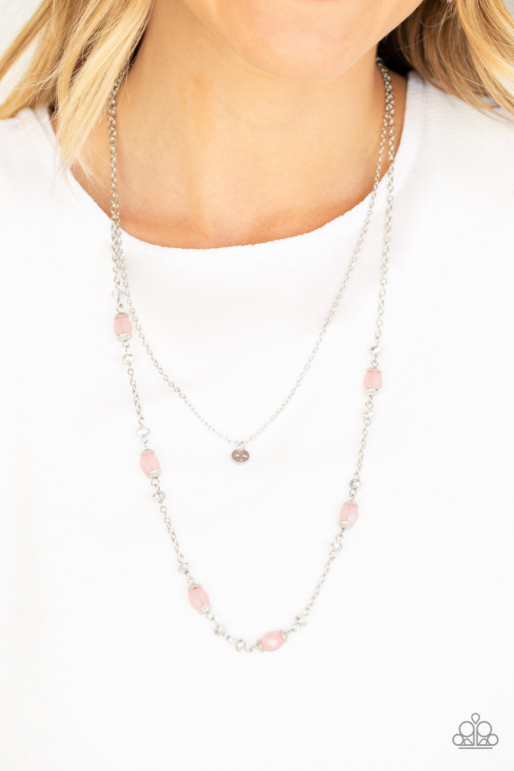 Paparazzi ♥ Irresistibly Iridescent - Pink ♥  Necklace