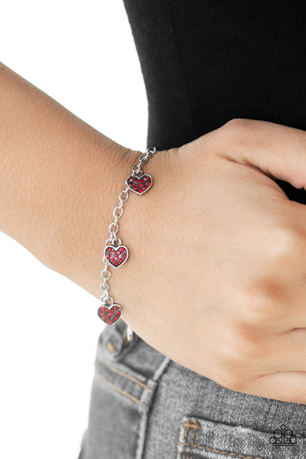 Paparazzi ♥ Valentine Vibes - Red ♥  Bracelet