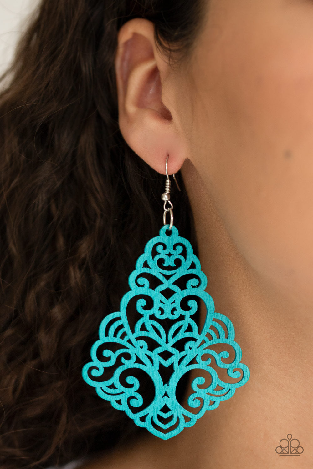 Paparazzi ♥ Powers of ZEN - Blue ♥  Earrings