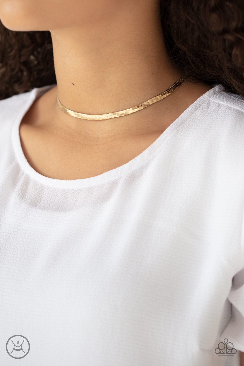 Paparazzi ♥ Serpentine Sheen - Gold ♥  Necklace