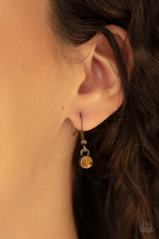 Paparazzi ♥ Infinite Impact - Brass ♥ Necklace