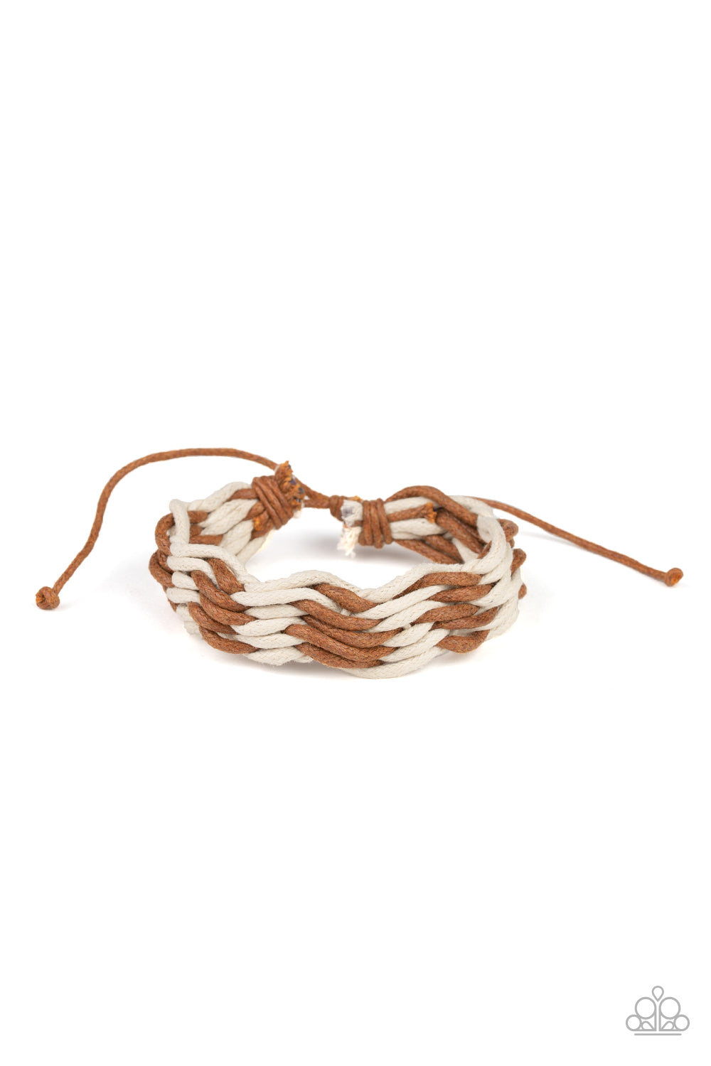 Paparazzi ♥ WEAVE High and Dry - Brown ♥ Bracelet