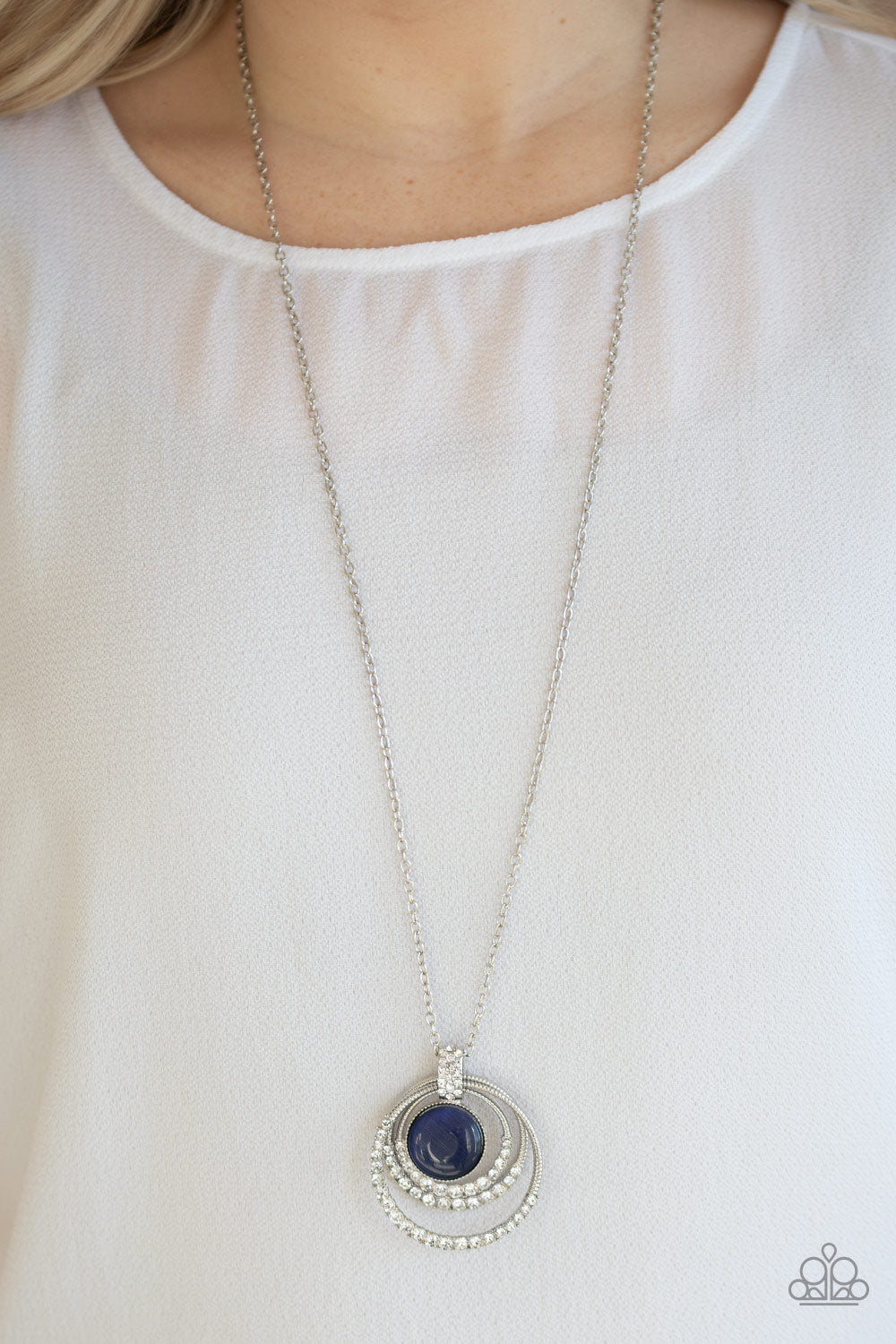 Paparazzi ♥ A Diamond A Day - Blue ♥  Necklace