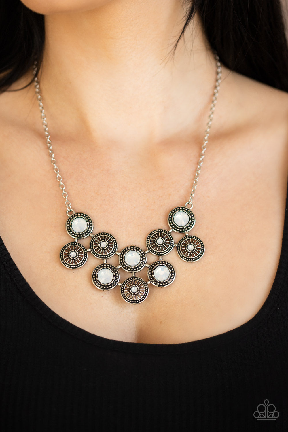 Paparazzi ♥ Whats Your Star Sign? - White ♥  Necklace