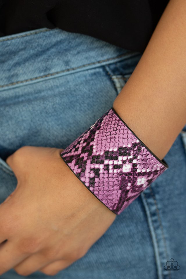 Paparazzi ♥ The Rest Is HISS-tory - Purple ♥ Bracelet