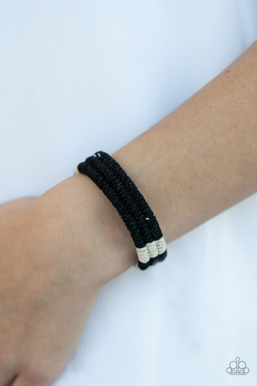 Paparazzi ♥ Rural Rogue - Black ♥  Bracelet