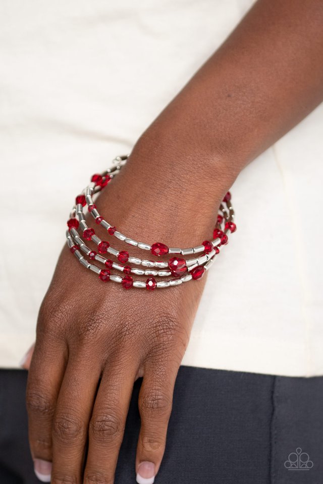 Paparazzi ♥ Regal Remix - Red ♥ Bracelet