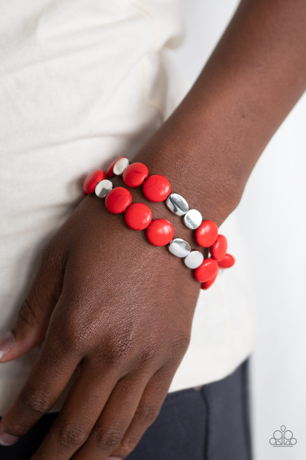 Paparazzi ♥ Simply Sedimentary - Red ♥  Bracelet