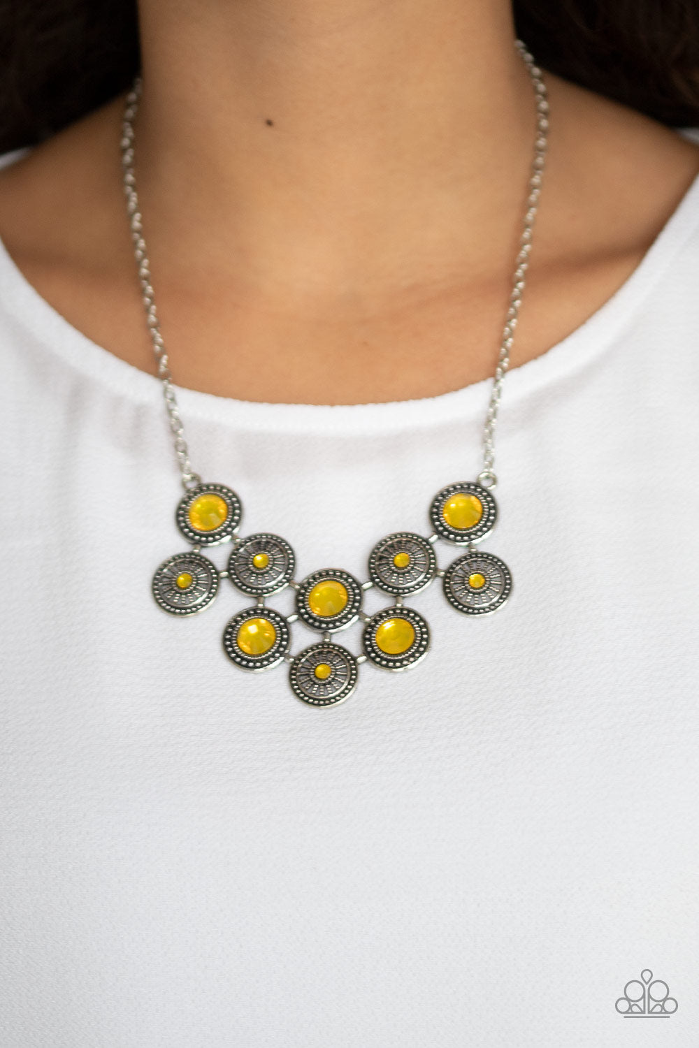 Paparazzi ♥ Whats Your Star Sign? - Yellow ♥  Necklace