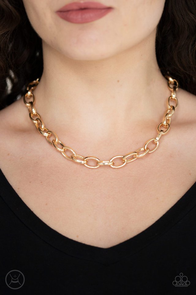 Paparazzi ♥ Urban Uplink - Gold ♥ Necklace