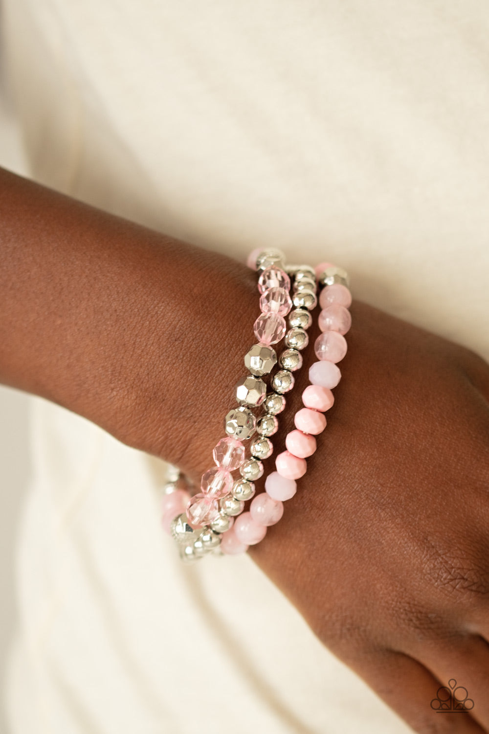 Paparazzi ♥ Sugary Shimmer - Pink ♥  Bracelet