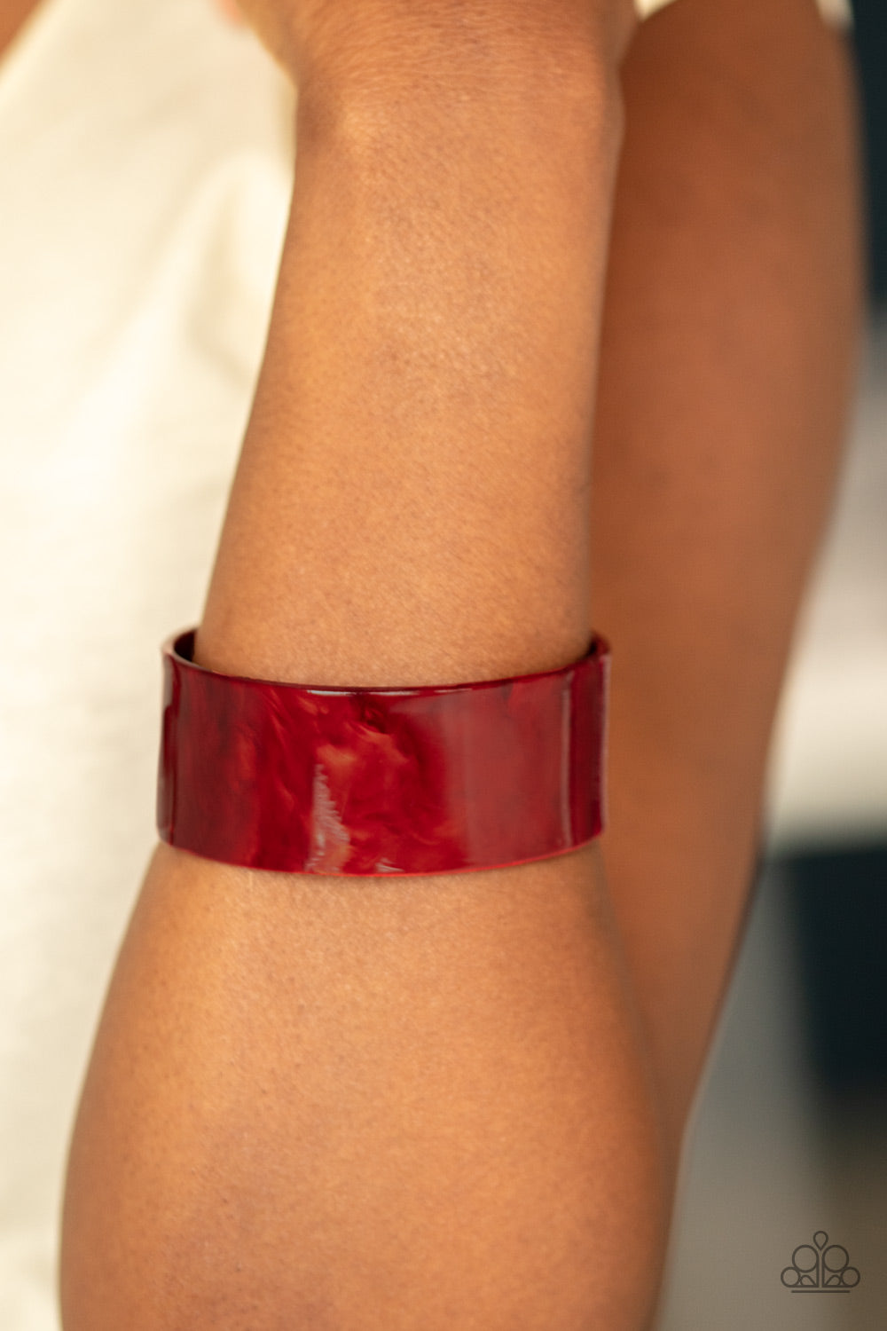 Paparazzi ♥ Glaze Over - Red ♥  Bracelet