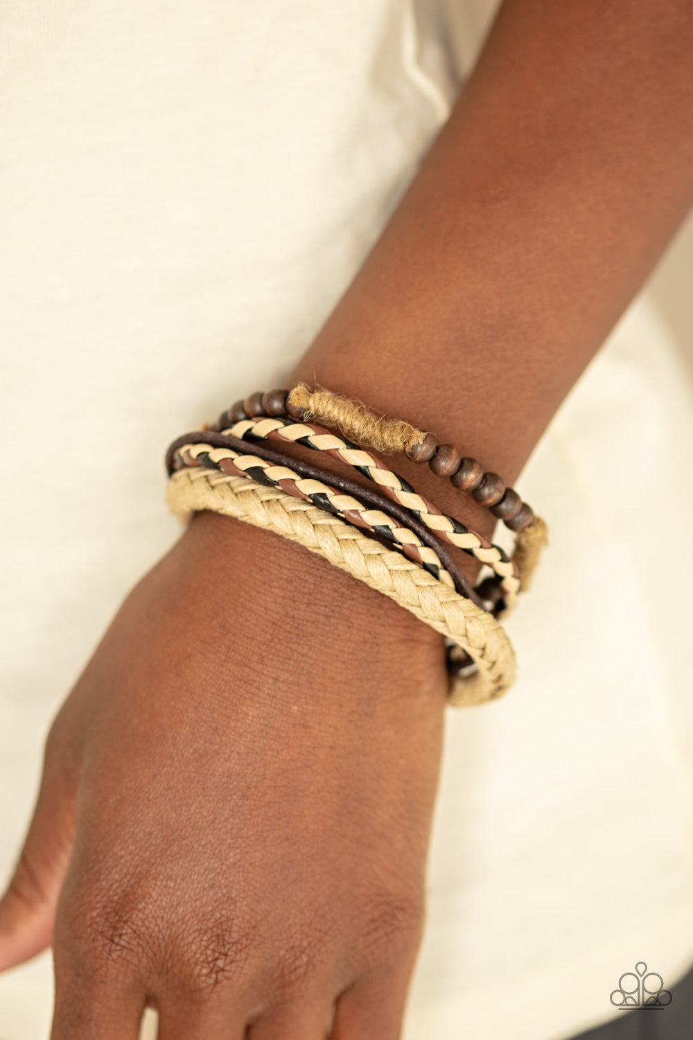 Paparazzi ♥ Woodland Wayfarer - Brown ♥  Bracelet