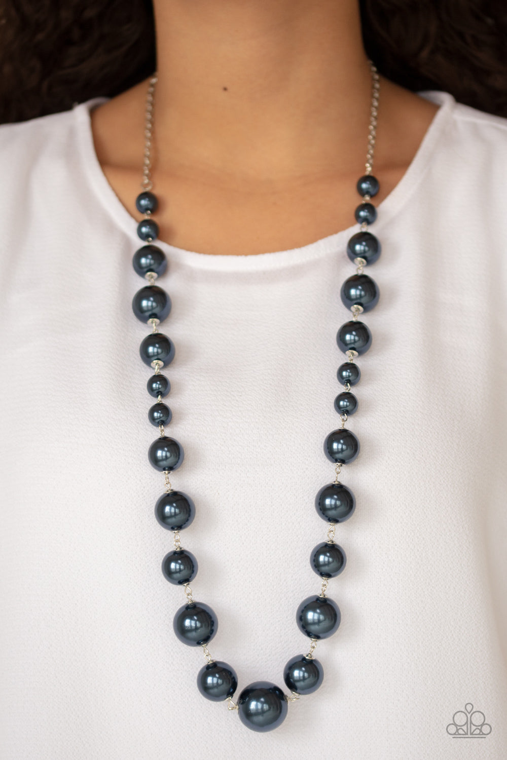 Paparazzi ♥ Pearl Prodigy - Blue ♥  Necklace