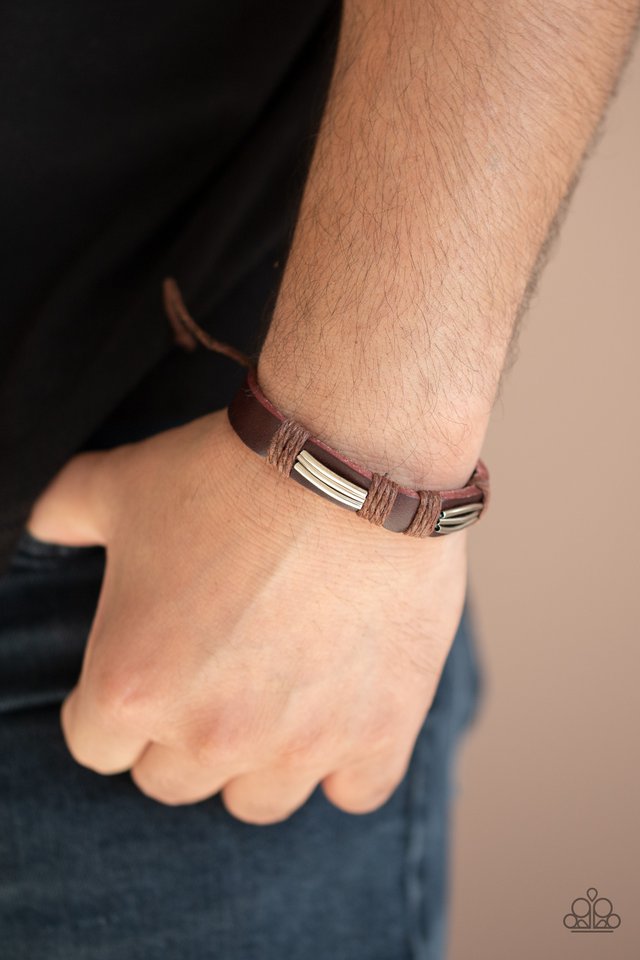 Paparazzi ♥ Industrial Interstate - Brown ♥ Bracelet