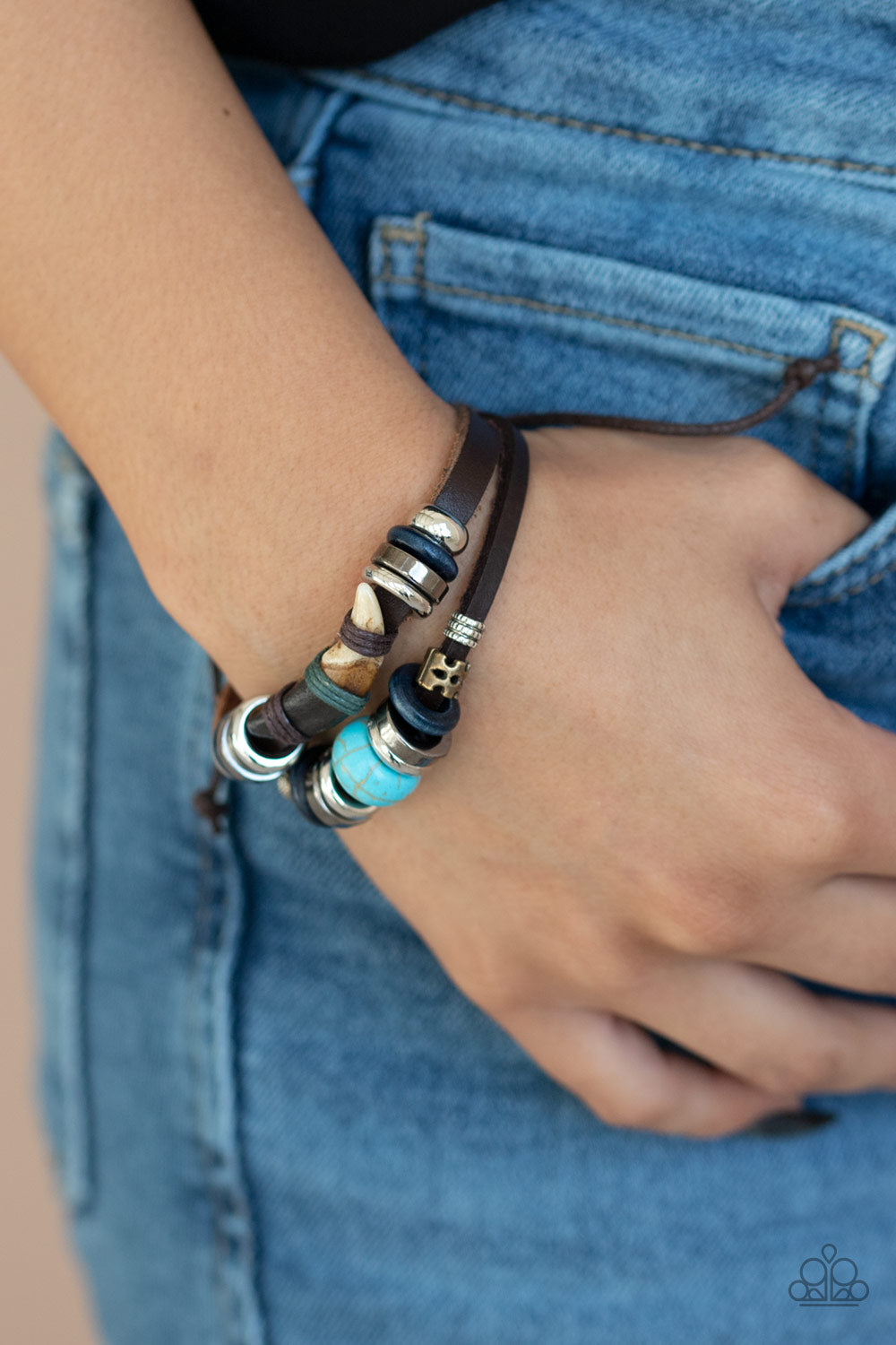 Paparazzi ♥ Ground Swell - Blue ♥  Bracelet