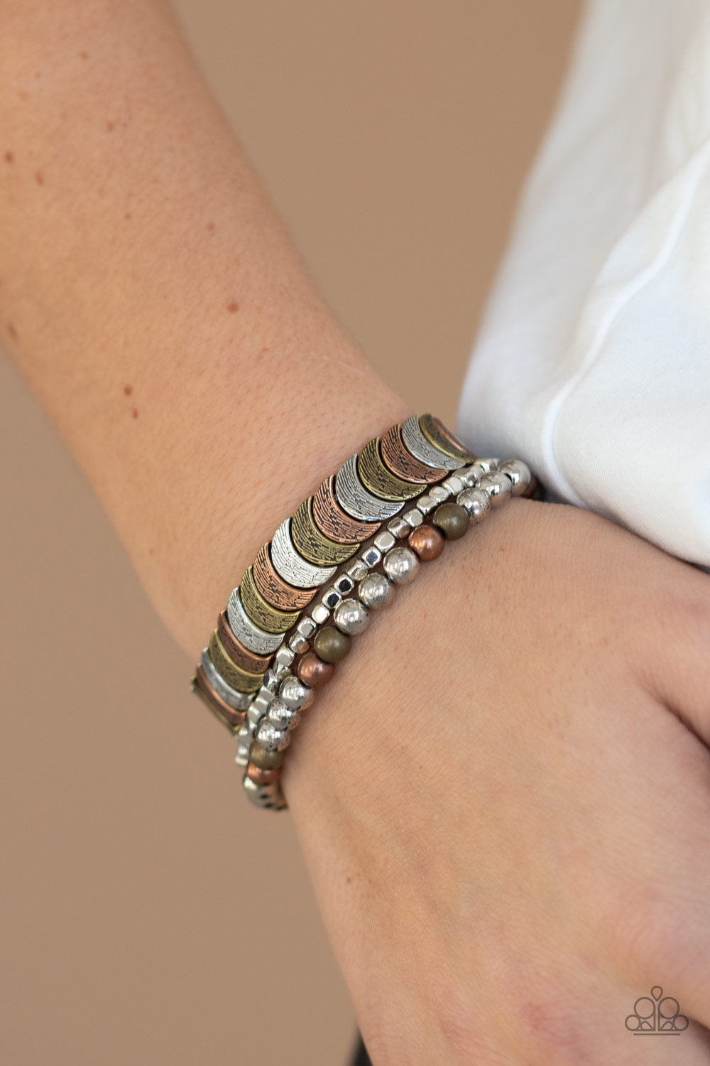 Paparazzi ♥ LAYER It On Me - Multi ♥  Bracelet