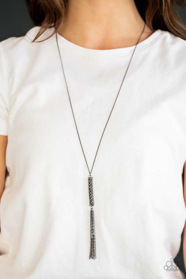 Paparazzi ♥ Towering Twinkle - Black ♥ Necklace