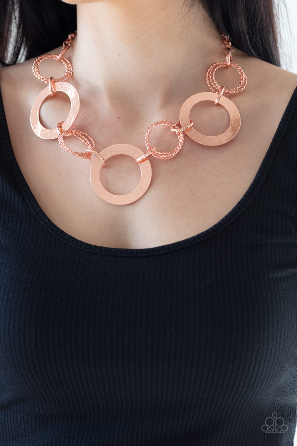 Paparazzi ♥ Ringed in Radiance - Copper ♥  Necklace