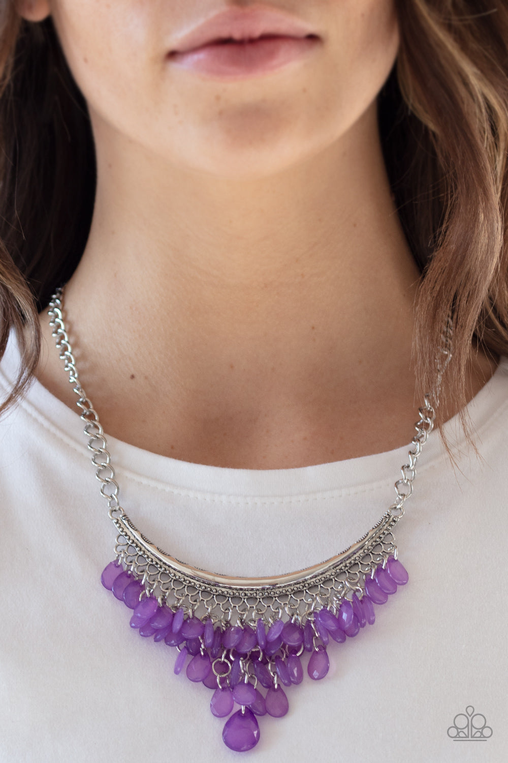 Paparazzi ♥ Rio Rainfall - Purple ♥  Necklace