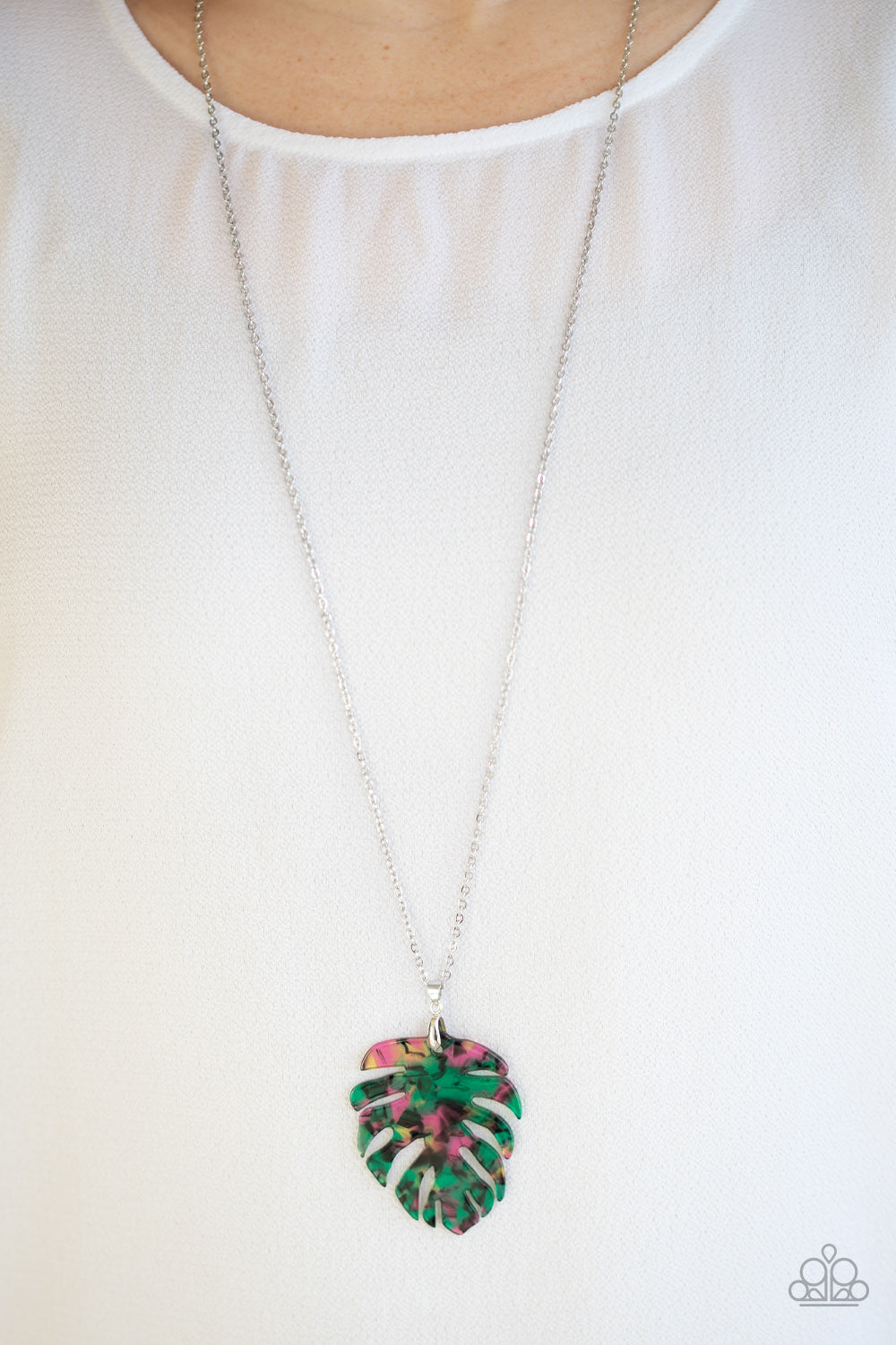 Paparazzi ♥ Prismatic Palms - Green ♥  Necklace