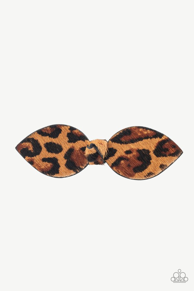 Paparazzi ♥ Meet and GRR-eet - Brown ♥ Hair Clip
