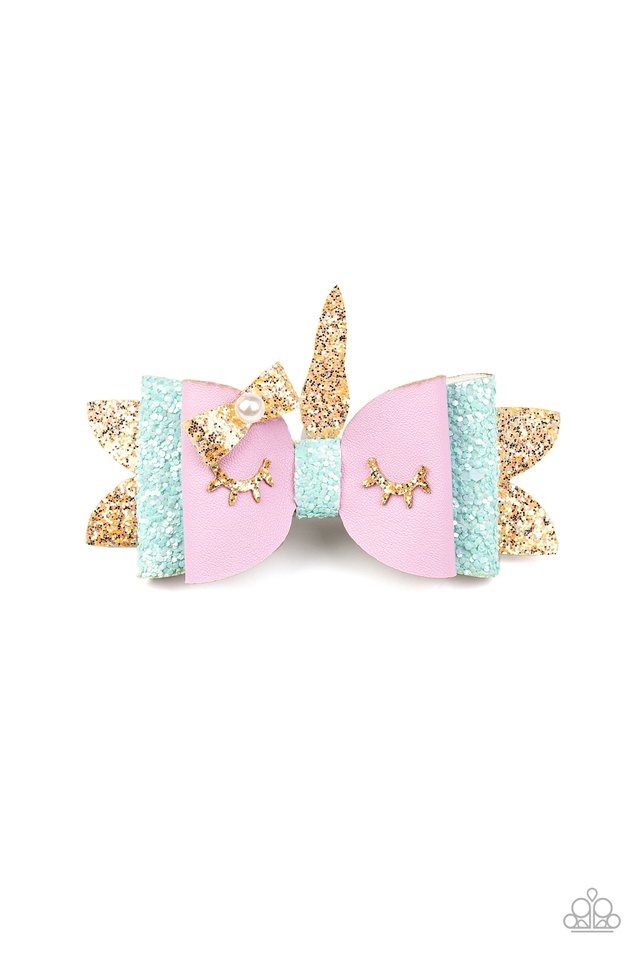 Paparazzi ♥ All Rainbows and Unicorns - Pink ♥ Hair Clip