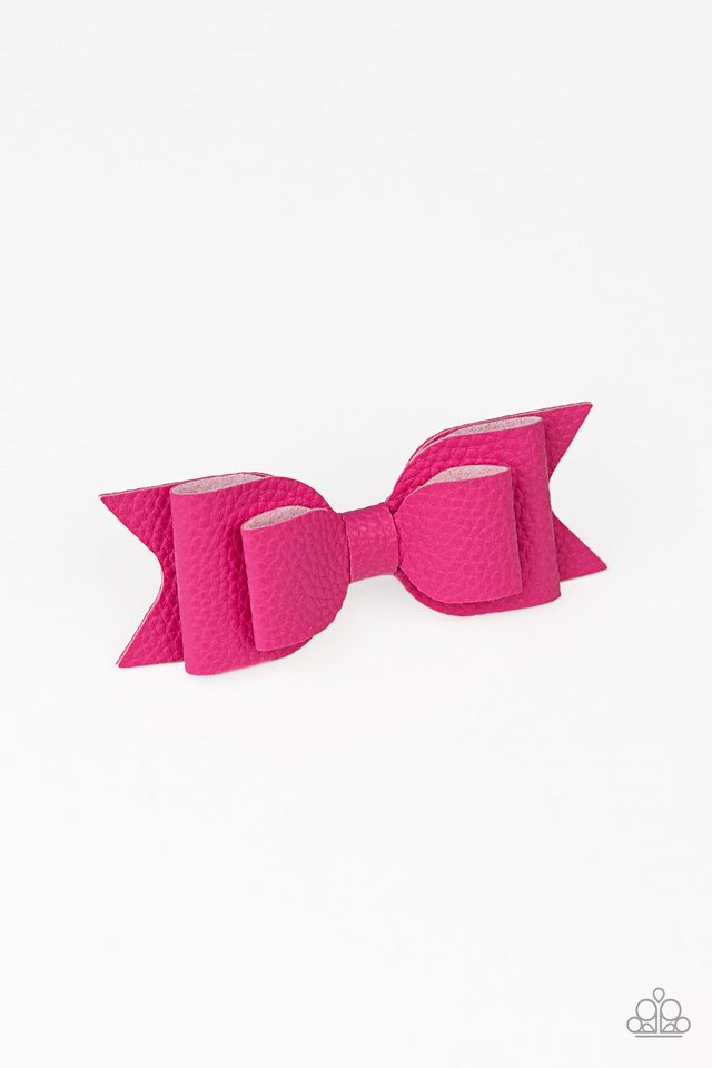 Paparazzi ♥ BOW Wow Wow - Pink ♥ Hair Clip