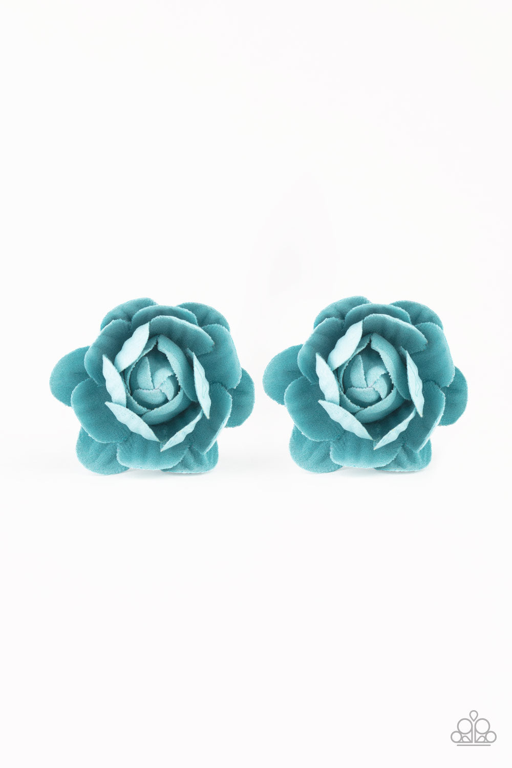 Paparazzi ♥ Beautifully Budding - Blue ♥  Hair Clip