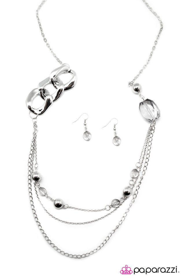 Paparazzi ♥ May I Suggest... - Silver ♥ Necklace