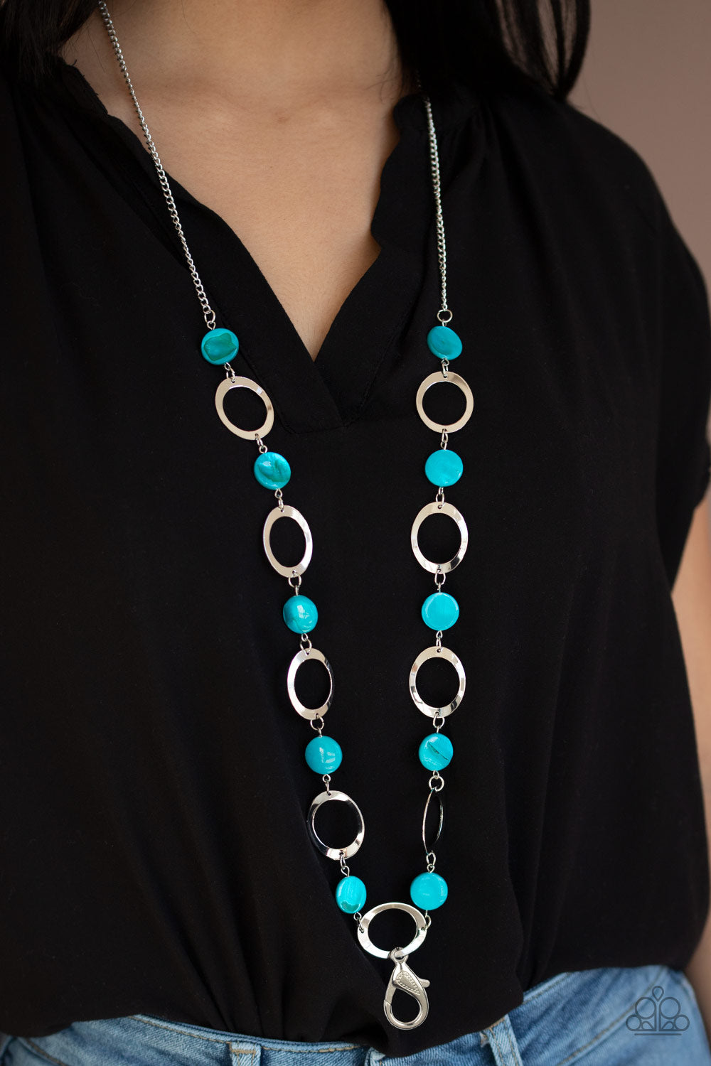 Paparazzi ♥ SHELL Your Soul - Blue ♥  Lanyard