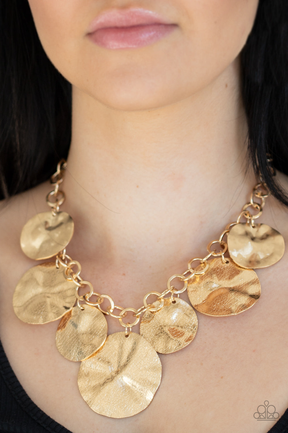 Paparazzi ♥ Barely Scratched The Surface - Gold ♥  Necklace
