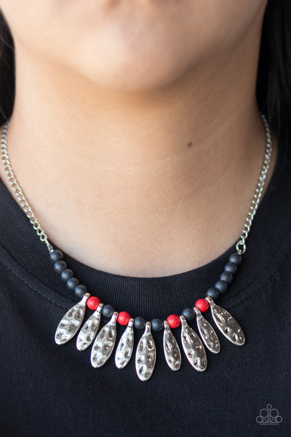 Paparazzi ♥ Neutral TERRA-tory - Red ♥  Necklace