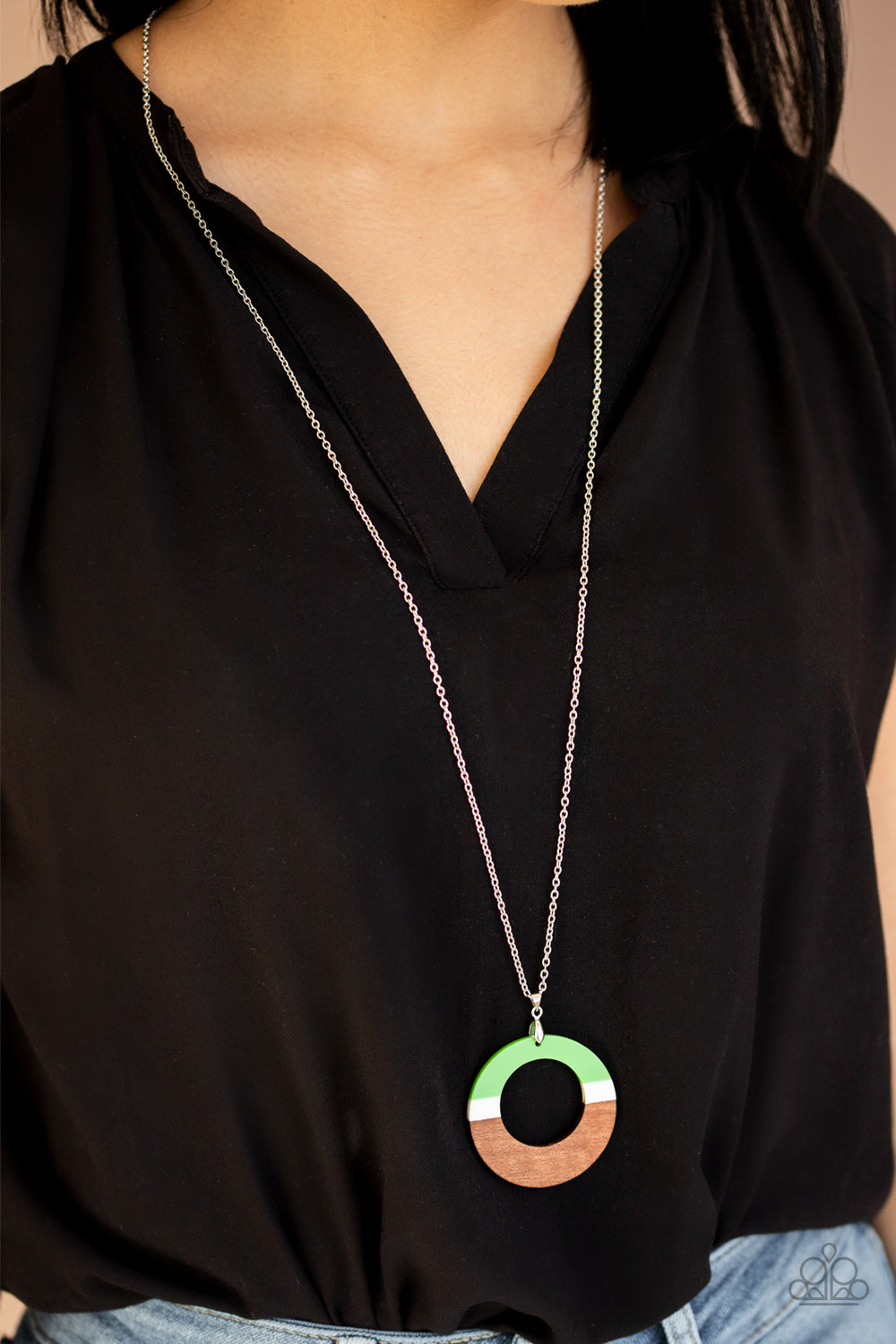 Paparazzi ♥ Sail Into The Sunset - Green ♥  Necklace