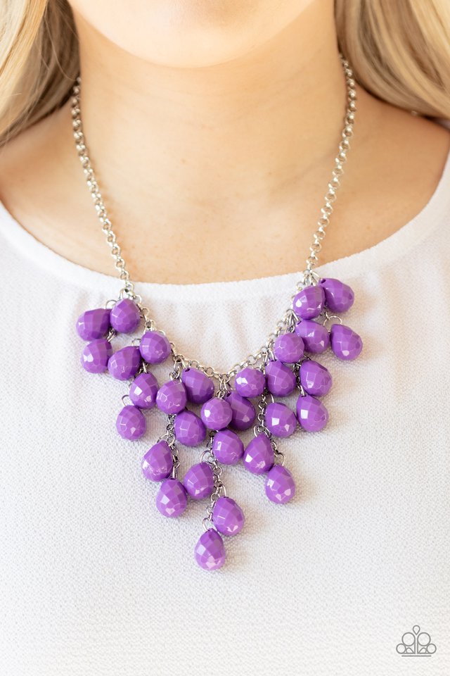 Paparazzi ♥ Serenely Scattered - Purple ♥ Necklace