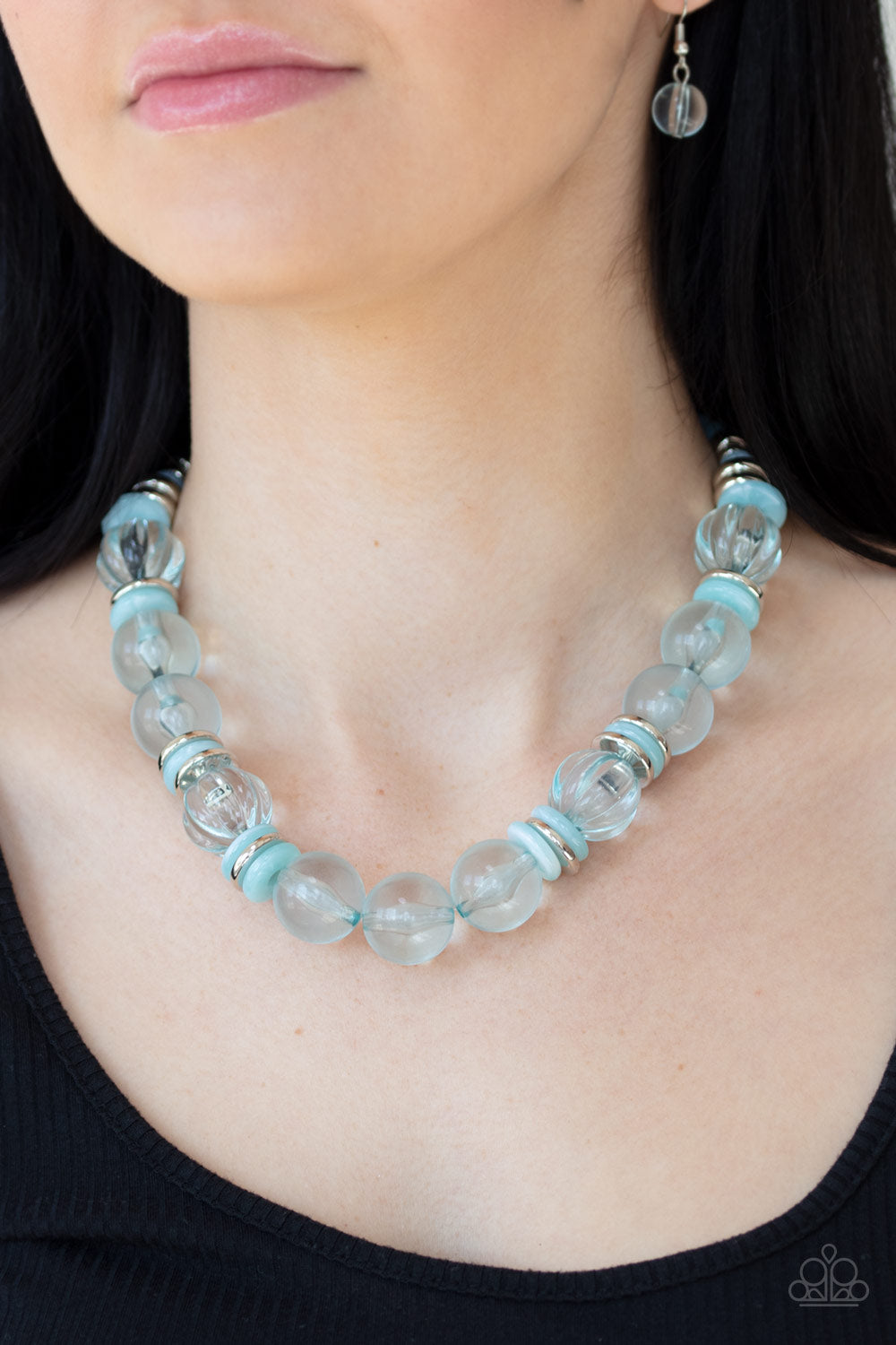 Paparazzi ♥ Bubbly Beauty - Blue ♥  Necklace
