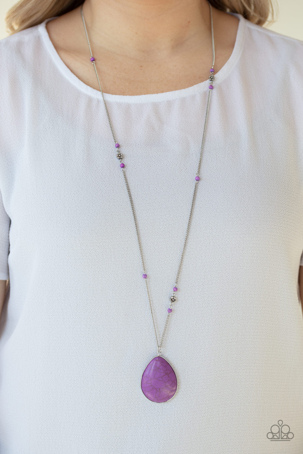 Paparazzi ♥ Desert Meadow - Purple ♥  Necklace