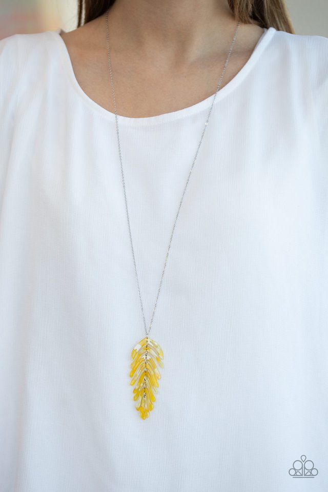 Paparazzi ♥ She QUILL Be Loved - Yellow ♥ Necklace
