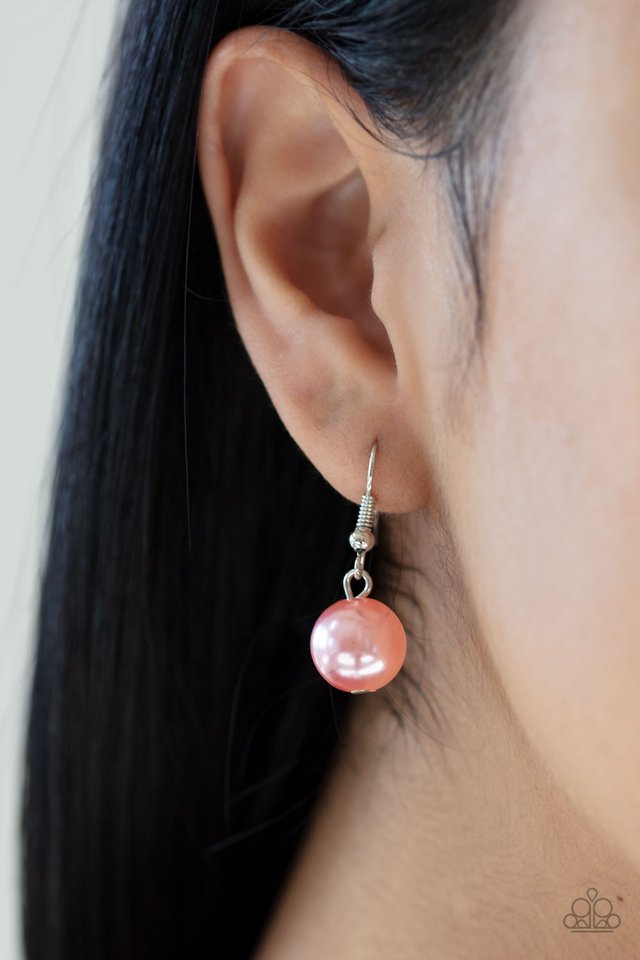 Paparazzi ♥ Prized Pearls - Orange ♥ Necklace