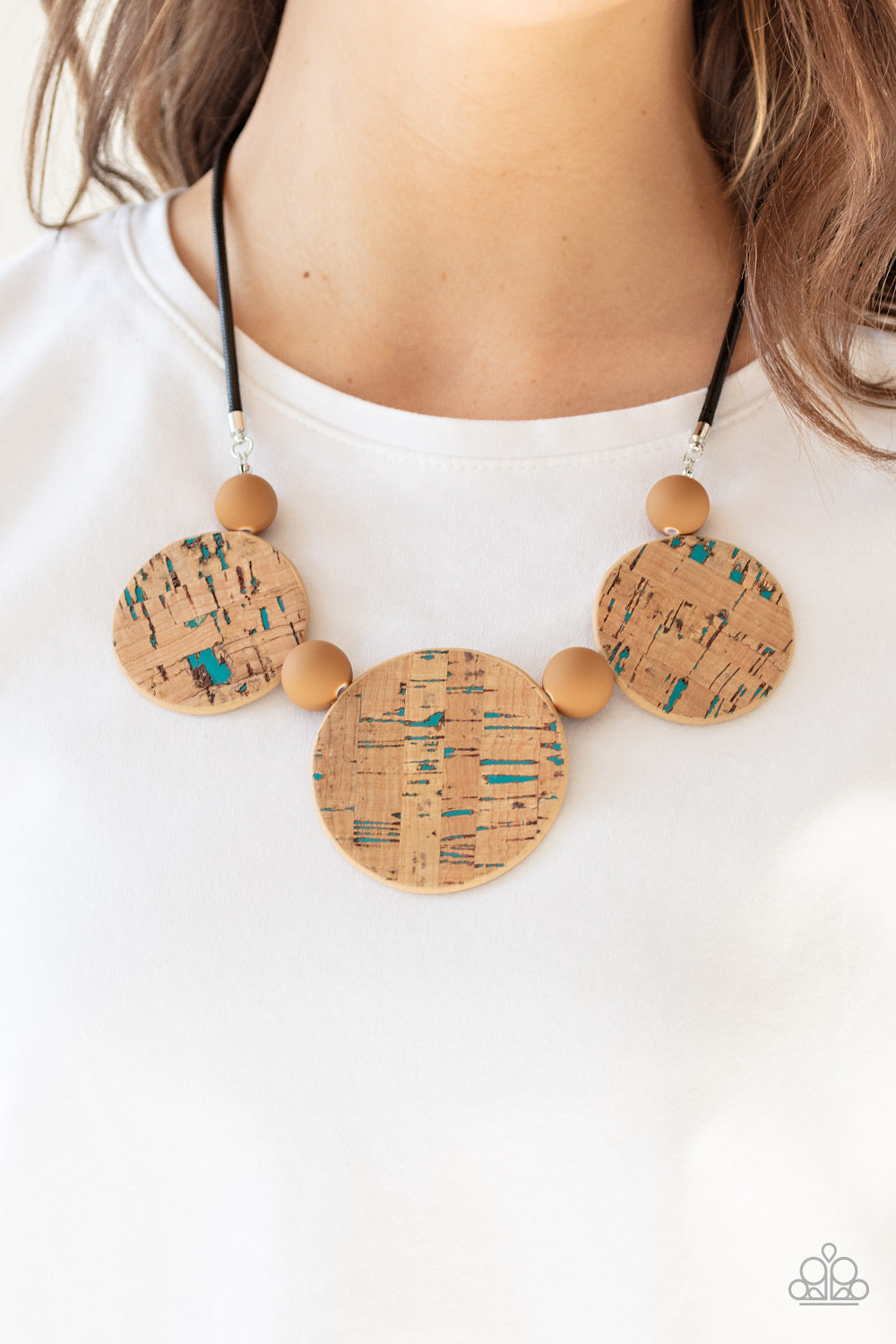 Paparazzi ♥ Pop The Cork - Blue ♥  Necklace