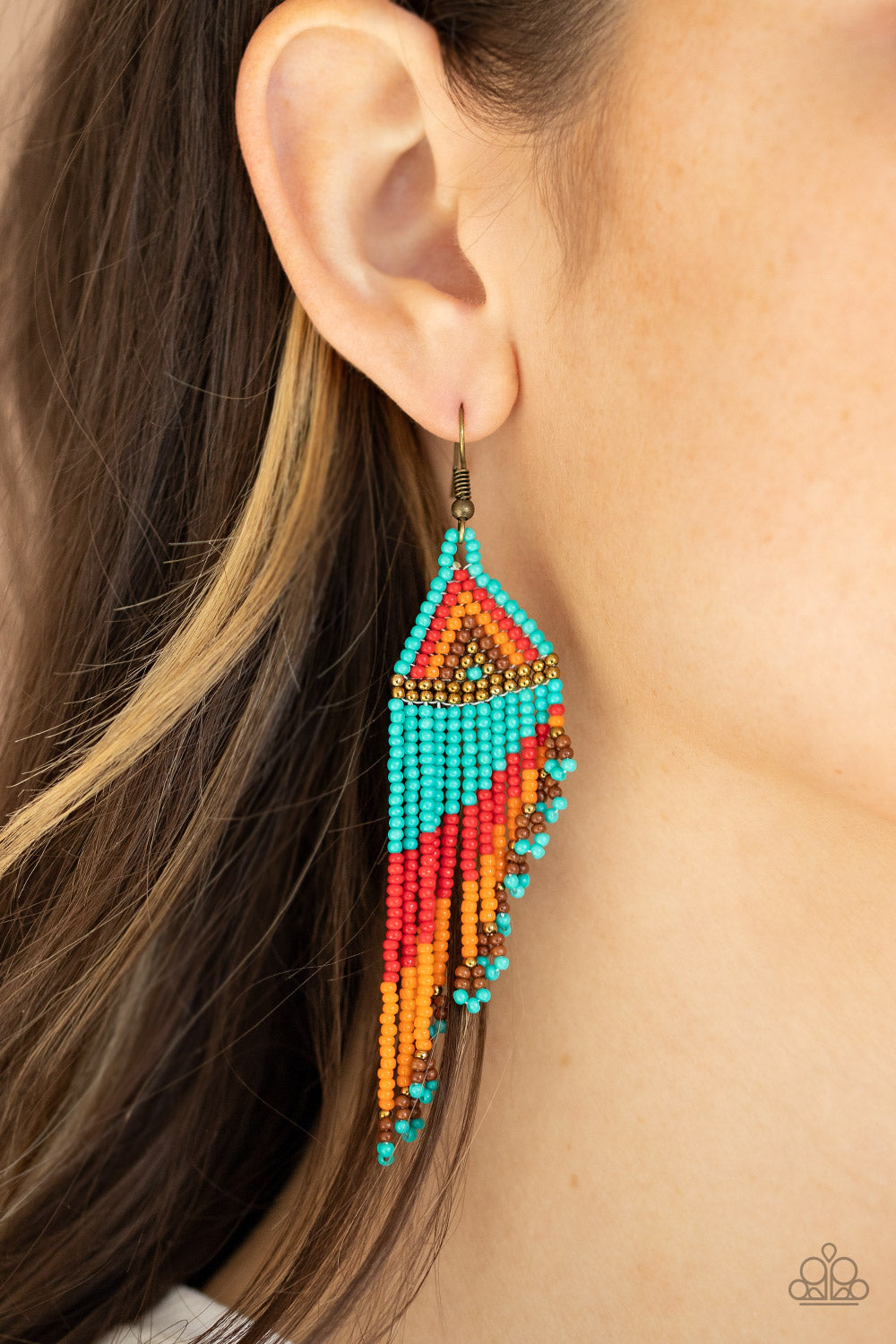 Paparazzi ♥ Rainbow Winds - Multi ♥  Earrings