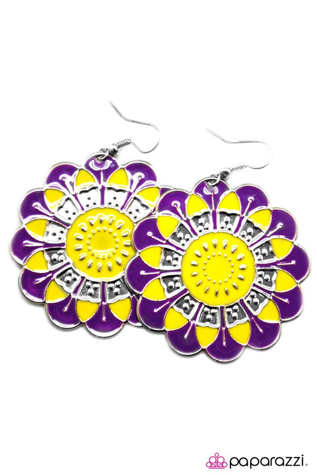 Paparazzi ♥ Rustically Radiating - Multi ♥ Earrings