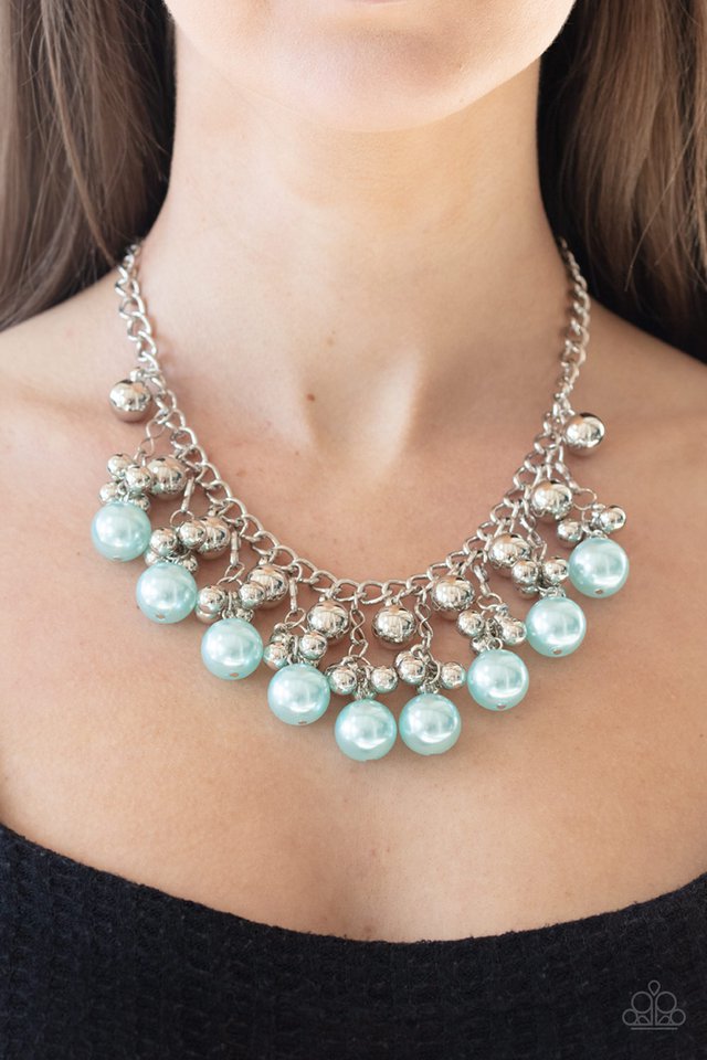 Paparazzi ♥ Pearl Appraisal - Blue ♥ Necklace