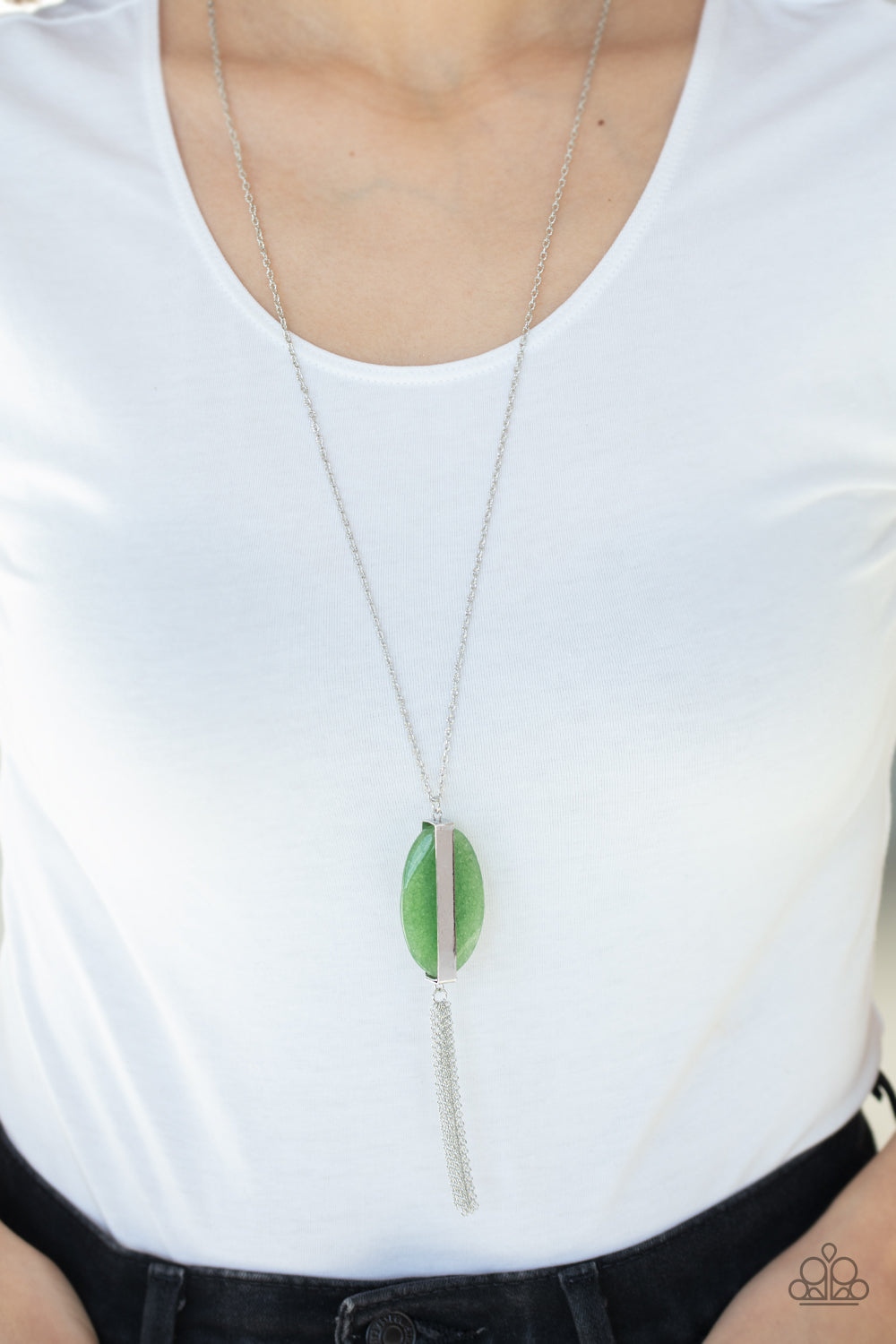 Paparazzi ♥ Tranquility Trend - Green ♥  Necklace